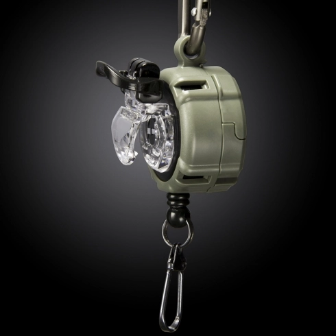 Daiichiseiko Clip-On Reel + Microcase / Dark Earth