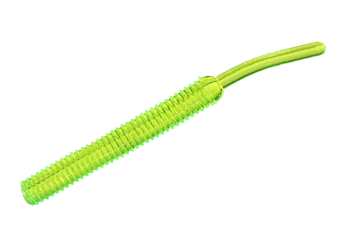 SMITH Screw Tail Grub 1.5’’ 38mm - AJI11. Clear Chart