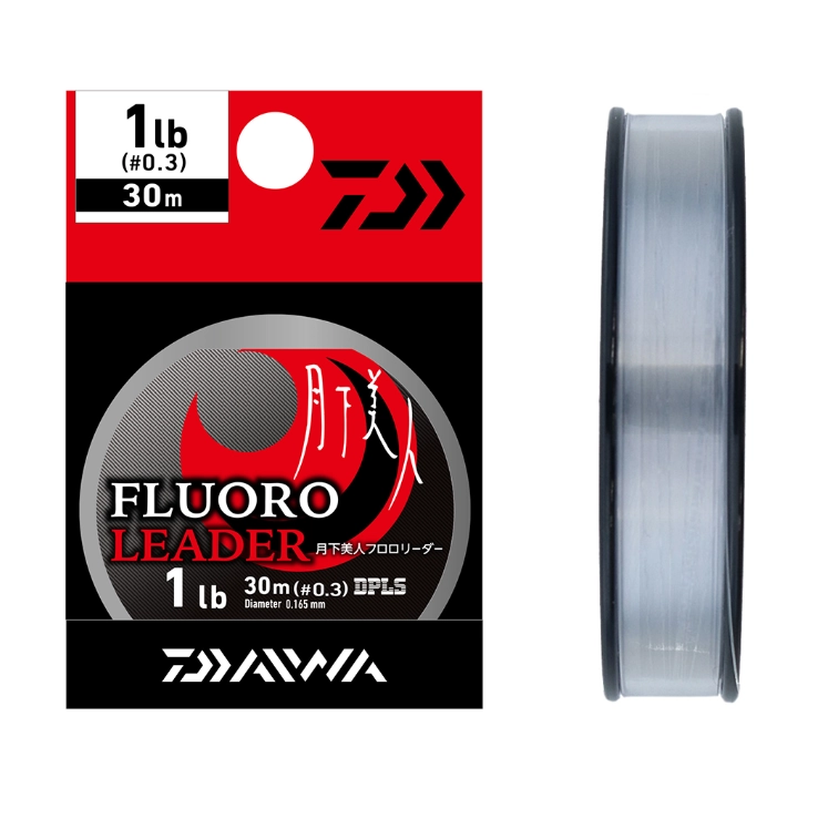 Daiwa Gekkabijin 30m Fluoro Leader 2LB(#0.5)-30mt