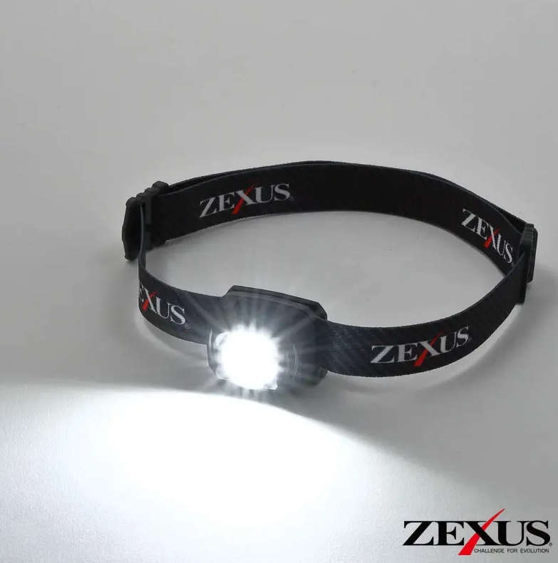 Zexus ZX-R30 LED Light, Rechargeable 400 Lümen Kafa Feneri - Olta