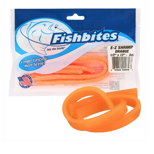 Fishbites Longer Lasting E-Z Shrimp #Orange