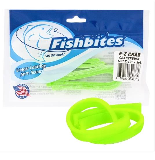 Fishbites Long Lasting E-Z Crab #Chartreuse
