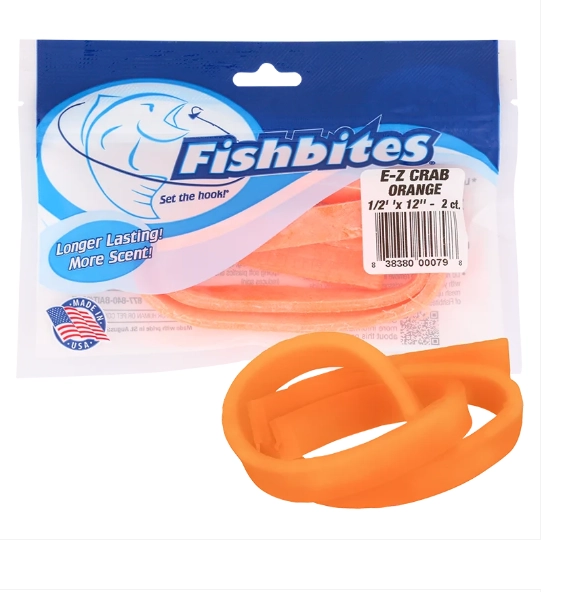 Fishbites Long Lasting E-Z Crab #Orange