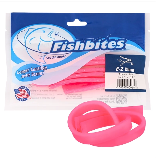 Fishbites Longer Lasting E-Z Clam #Pink