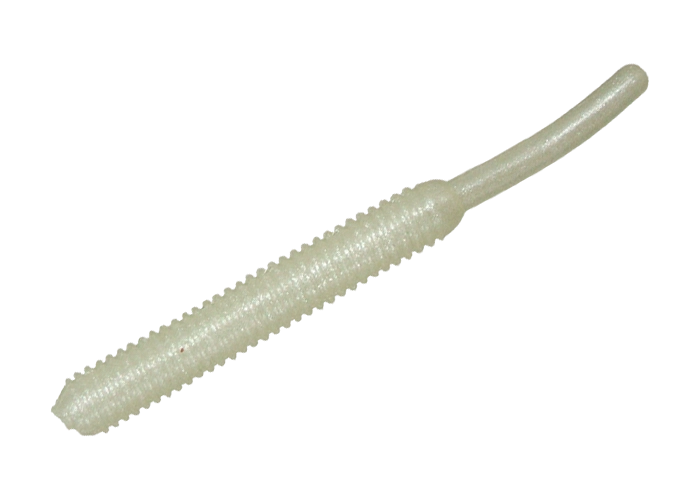 SMITH Screw Tail Grub 1.5’’ 38mm - GF809. Glow Pearl White
