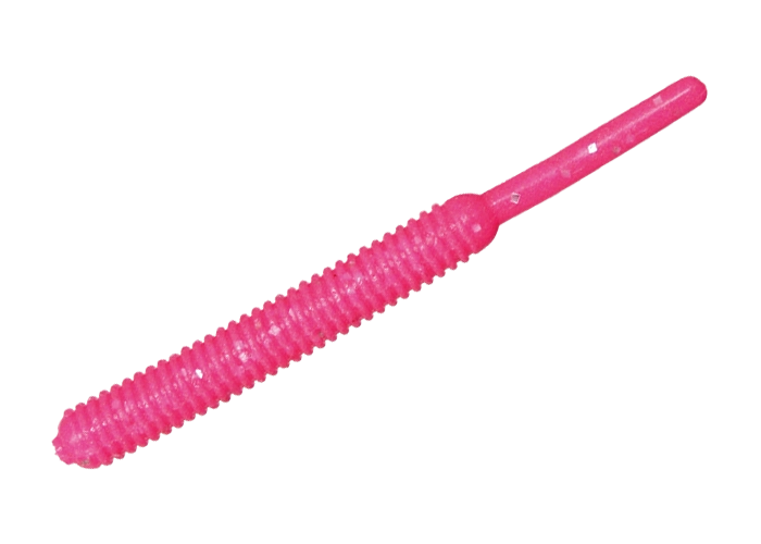 SMITH Screw Tail Grub 1.5 inch Super Glow 38mm