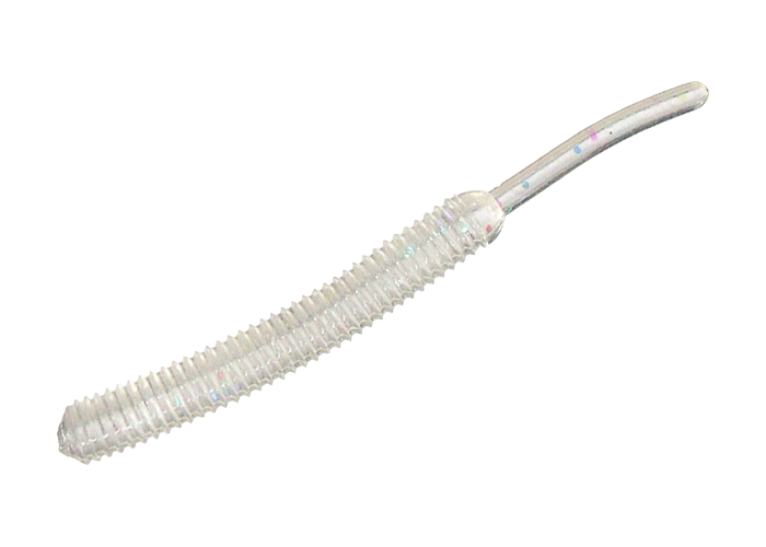 SMITH Screw Tail Grub 1.5’’ 38mm - GF827. Glow/ Aurora Glitter