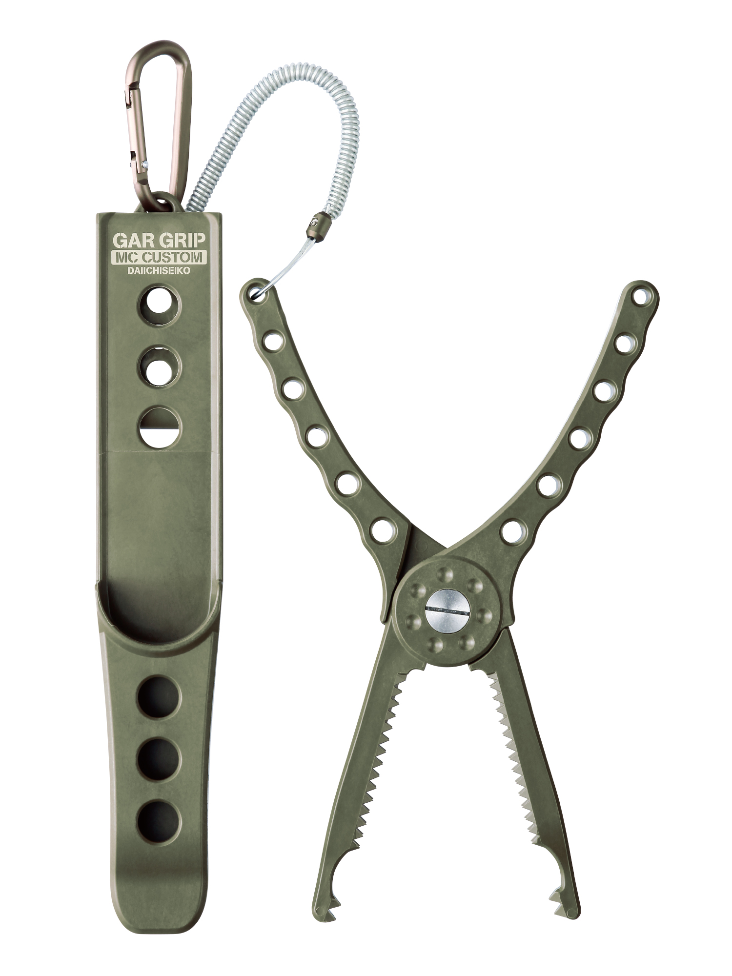 Daiichiseiko Gar Grip MC Custom + Holster Foliage Green