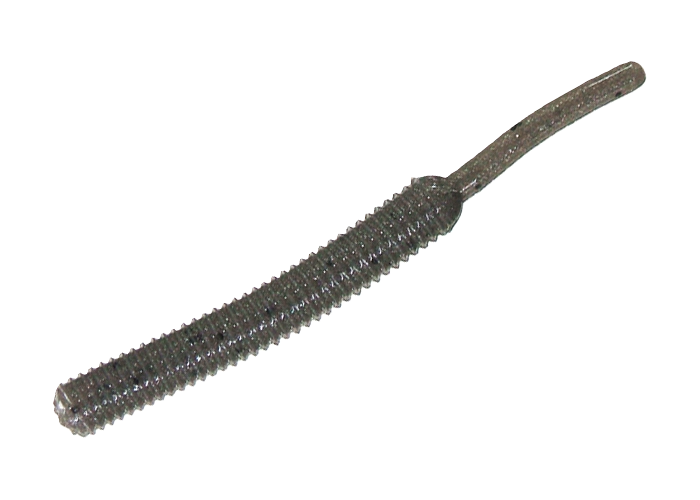 SMITH Screw Tail Grub 1.5’’ 38mm - N13. Pearl Gray/ Black Flake