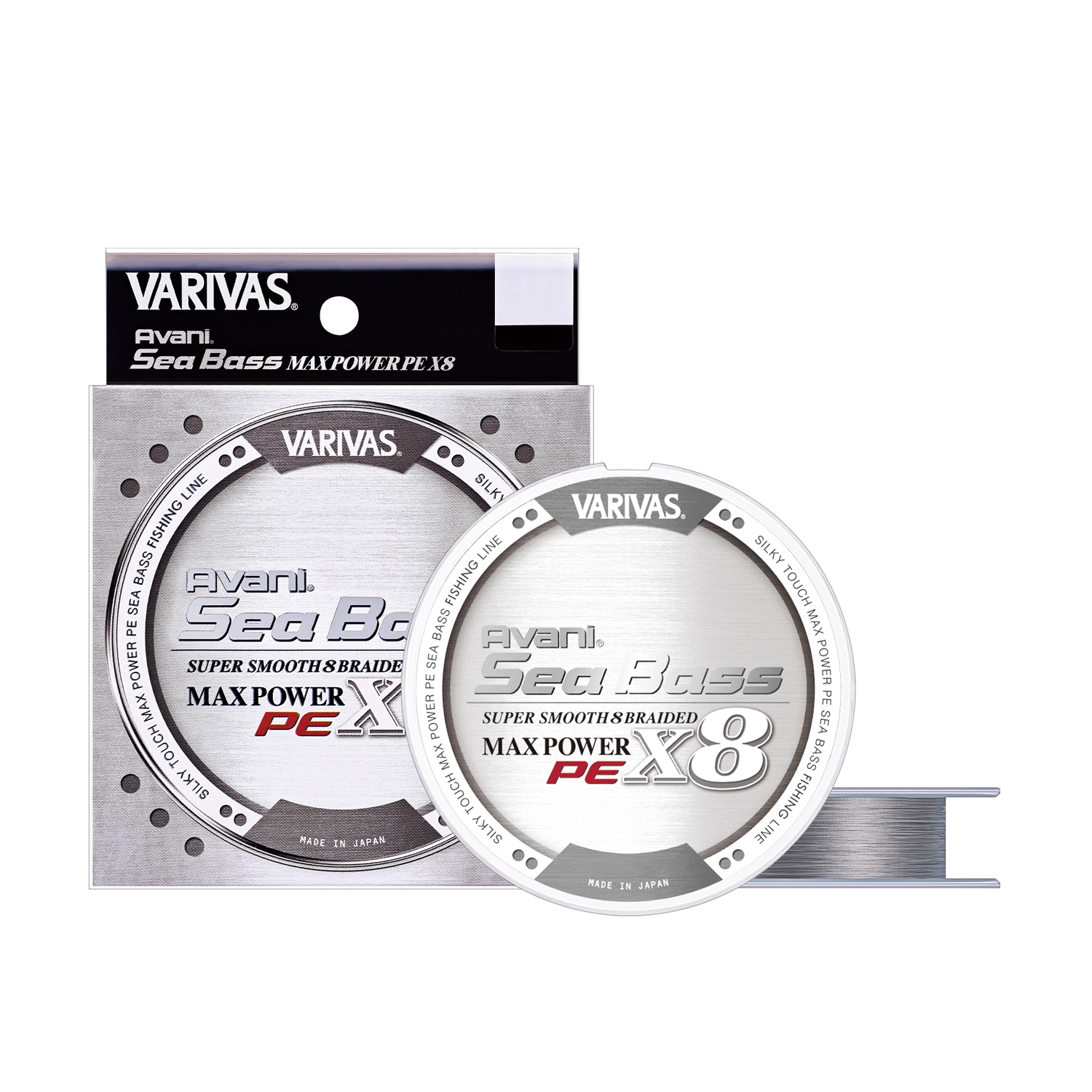 Varivas Avani Sea Bass Max Power PE X8 Stealth Gray