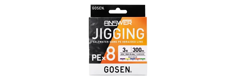 Gosen Answer Jigging PE X8 300mt 0.8PE 