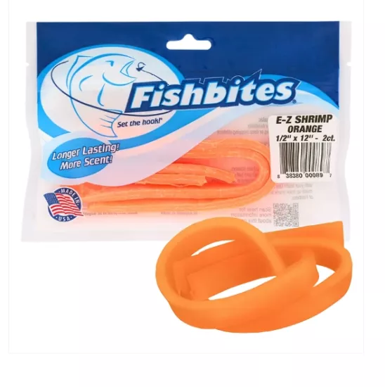 Fishbites Longer Lasting E-Z Shrimp #Orange