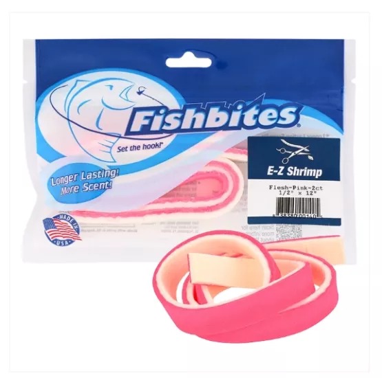 Fishbites Longer Lasting E-Z Shrimp #Flesh / Pink