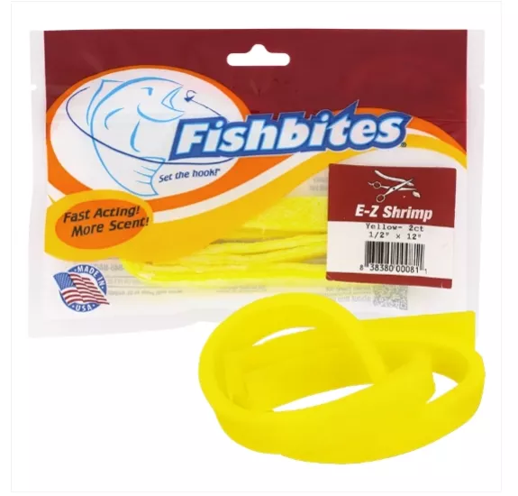 Fishbites Fast Acting E-Z Shrimp #Yellow