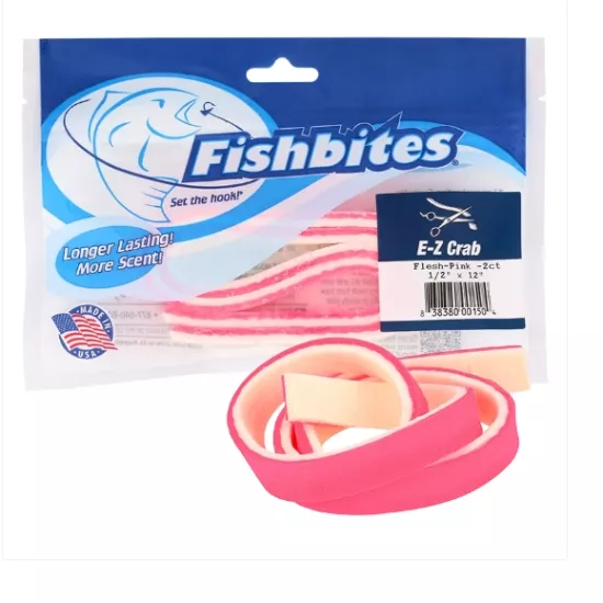 Fishbites Long Lasting E-Z Crab #Flesh / Pink