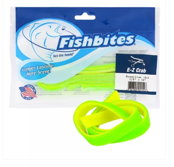 Fishbites Long Lasting E-Z Crab #Power Lime