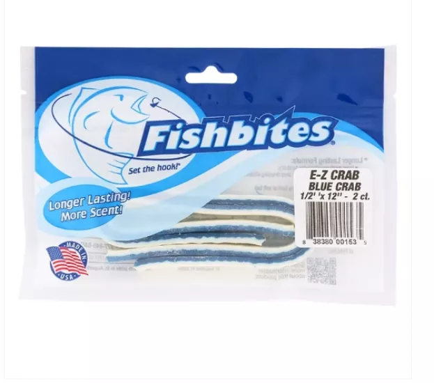 Fishbites Long Lasting E-Z Crab #Power Lime