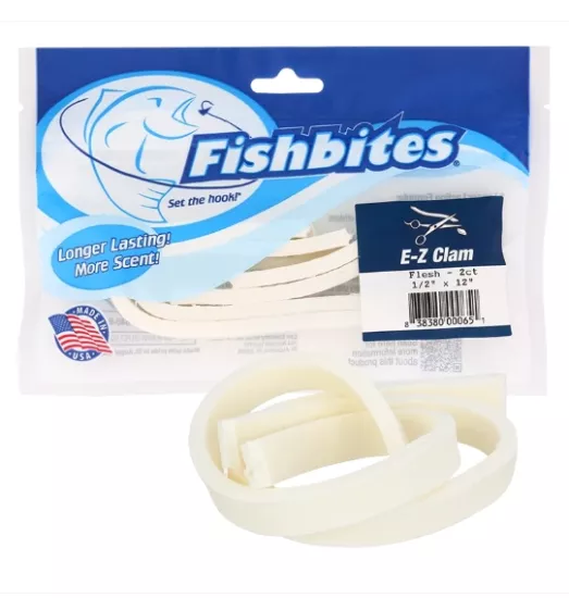 Fishbites Longer Lasting E-Z Clam #Flesh