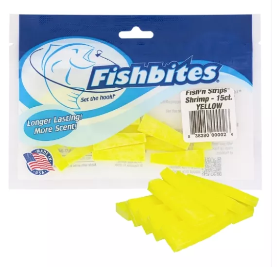 Fishbites Fish’n Strips Shrimp #Yellow