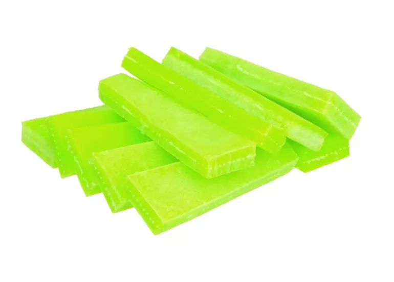 Fishbites Fish’n Strips Long Lasting Crab #Chartreuse