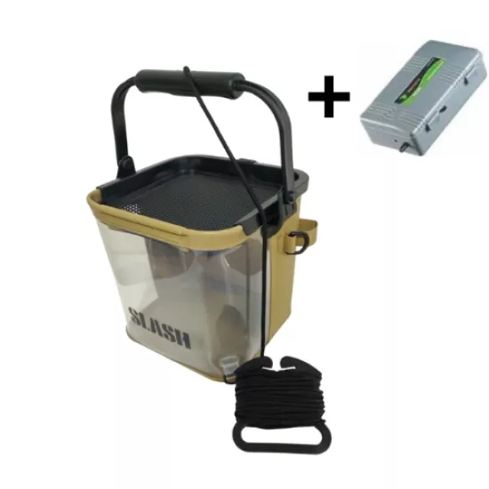 Slash Clear Live Bucket #Haki + Hava Pompası