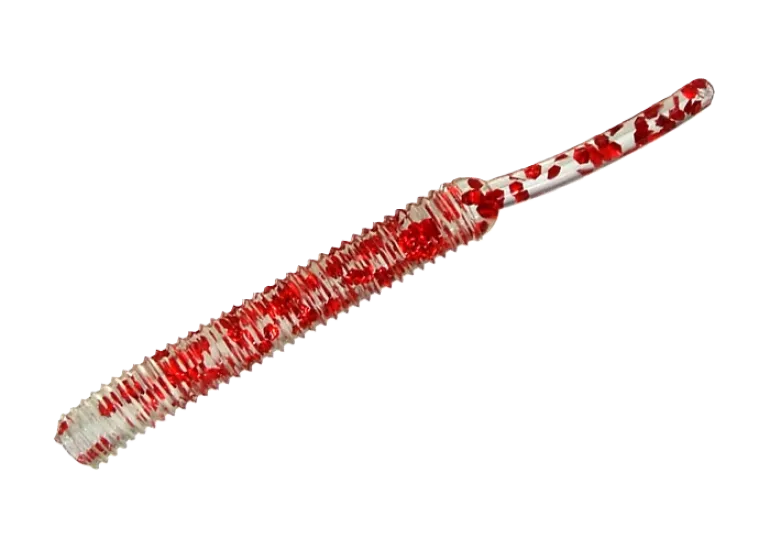N5. Clear/ Red Glitter
