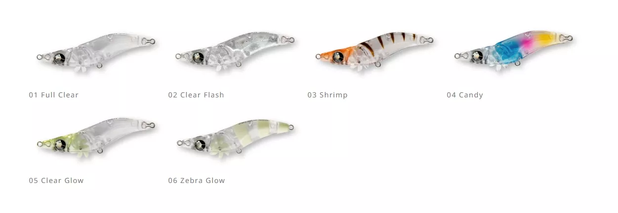 Breaden Shrimp Walk 50N 50mm 3gr #06 Zebra Glow