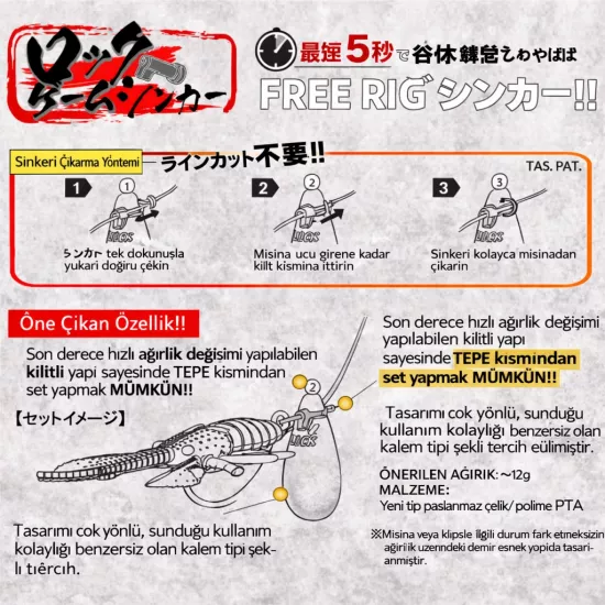 Rudie’s Rock Game Sinker Value Pck (5gr/7gr-10gr/15gr)